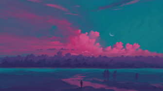 Pink Sunset Wallpaper