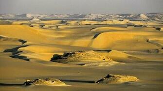 Desert Egypt Oasis Wallpaper