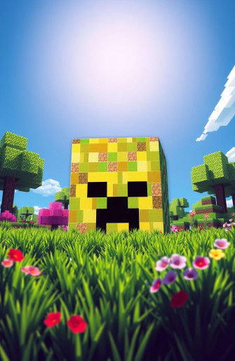 Minecraft Wallpaper Creeper Head