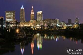 Cleveland Skyline June Metroscenes City And