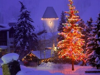 Christmas Scene Wallpaper