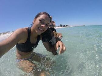Lola On Sam Kerr Soccer Women Beach