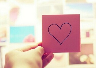 Wallpaper Love Hearted Pink Cute