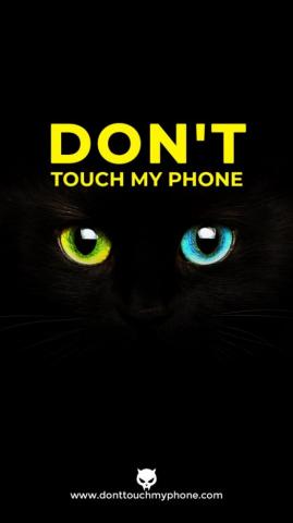 Scary Eyes Mobile Wallpaper Dont Touch My Phone