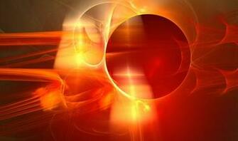 Orange And Red Sphere Design Desktop Wallpaper