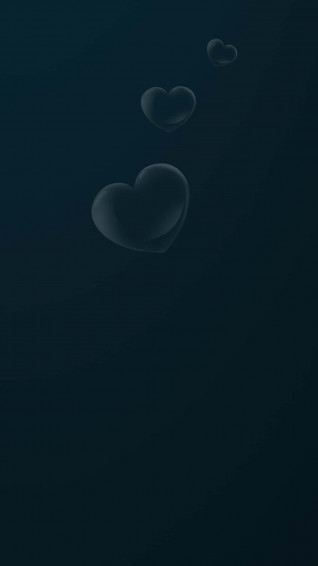 An Inky Black Heart Torn In Two Wallpaper