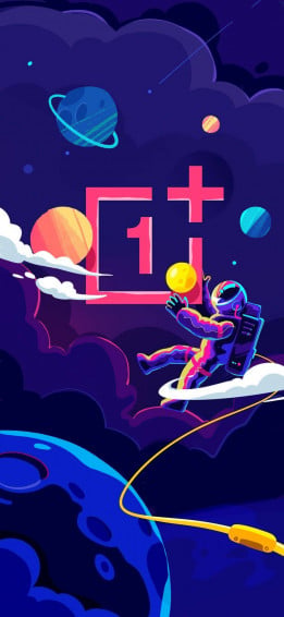 Outer Space With Oneplus 9r Logo A9aw4sgrbxp0ydq5 Wallpaper
