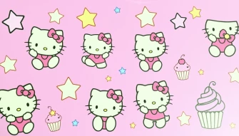 Purple Hello Kitty Wallpaper