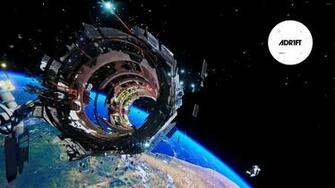 Spaceship Werck In Adr1ft Wallpaper Game