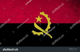 Best Angola Grunge Flag Striped Wallpaper Image