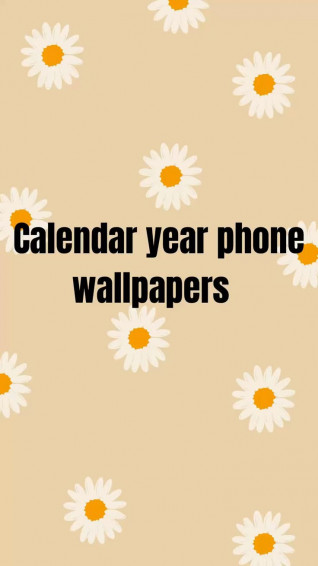 Calendar Year Phone Wallpaper