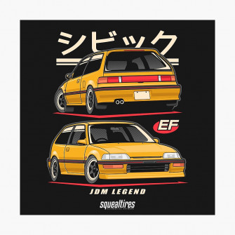 Civic Ef Poster By Haiproject