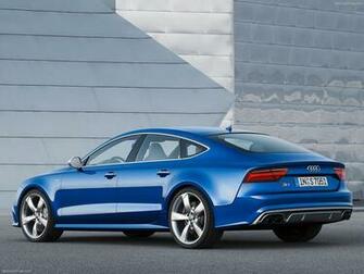 Audi S7 Sportback Car Germany Supercar Blue Wallpaper