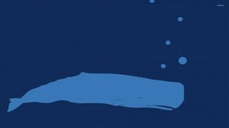 Blue Whale Wallpaper Minimalistic