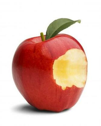 Bitten Red Apple All For Desktop