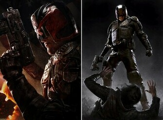 Judge Dredd Movie Poster By Davidrapozaart