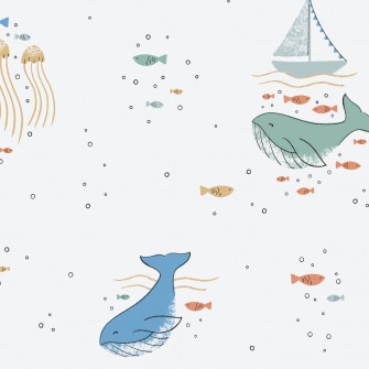 Under The Sea Wallpaper Peel And Stick Removable Love