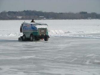 My Town Is On A Lake In Canada We Zamboni Ice Resurfacer