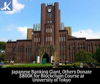 The University Of Tokyo Will Launch A Blockchain Course Following