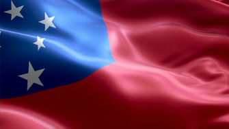 Country Flag Samoa Motion Background Storyblocks Video