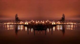 Seattle Harbor Dual Screen Cityscapes HD