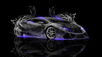 Neon Lamborghini Wallpaper