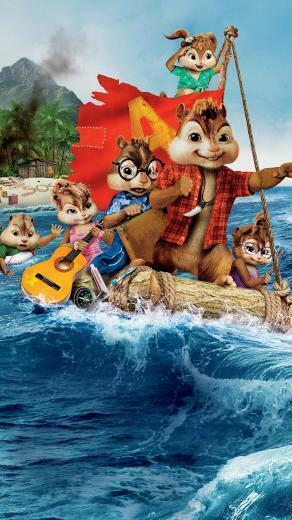 Alvin And The Chipmunks Chipwrecked Phone Wallpaper