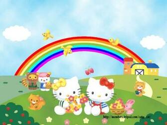 Spring Hello Kitty HD Wallpaper