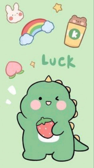 Cartoon Dinosaur Phone Wallpaper