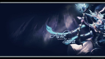 League Of Legends Wallpaper Ashe Janna By Sonasgraphics