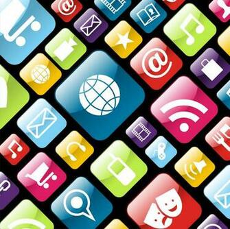 Mobile Phone App Icon Background