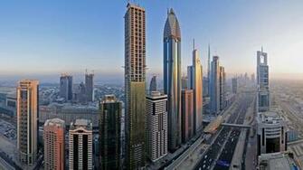 Dubai United Arab Emirates Desert Arabian Wallpaper Background 4k