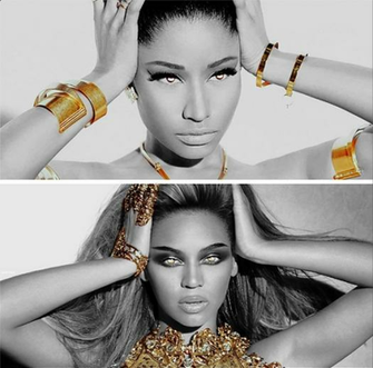 Wallpaper Nicki Minaj Vs Beyonce