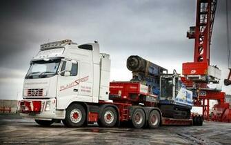 Wallpaper Volvo Tractor Trailer Semitrailer Desktop