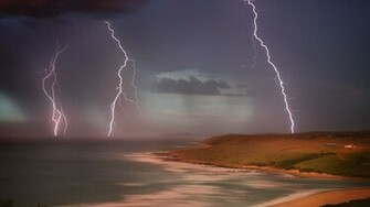 Lightning Bolts Wallpaper