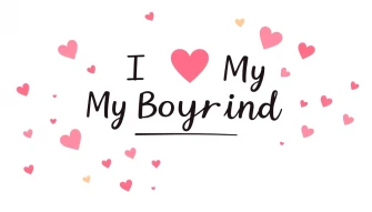 I Heart My Boyfriend Wallpaper