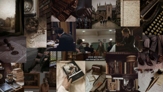 Dark Academia Aesthetic Wallpaper