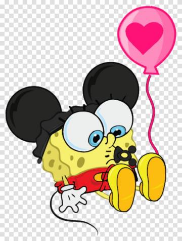 Kawaii Bobesponja Patrick Baby Spongebob Ball Heart Transparent