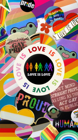Pride Pin Wallpaper