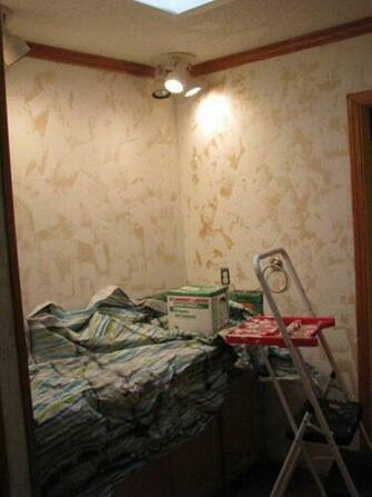Hand Plaster Walls To Cover Over Wallpaper Or Damaged