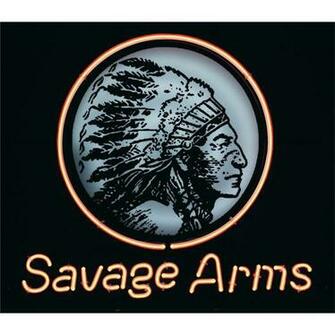 Savage Arms Logo Neon Sign