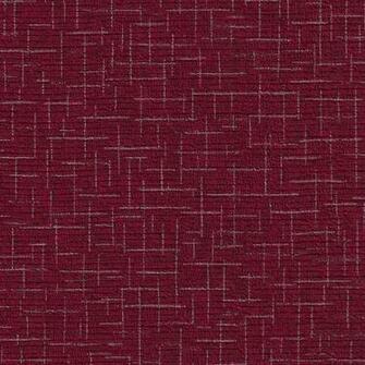 Red Faux Linen Embossed Geo Wallpaper Contemporary