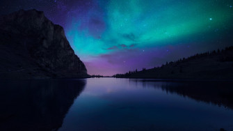 Wallpaper Lake Aurora 4k HD Florida Night Sky