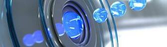 Dual Screen Cg 3d Sphere Wallpaper