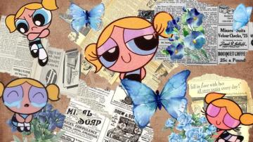 Powerpuff Girls Aesthetic Vintage Desktop Wallpaper Bubbles