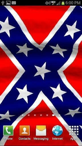Bigger Rebel Flag Live Wallpaper For Android Screenshot