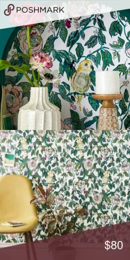 Opalhouse Canary Floral Wallpaper Nwt Sold Out Roll