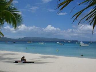 Boracay Island Scenery And Ocean Wallpaper