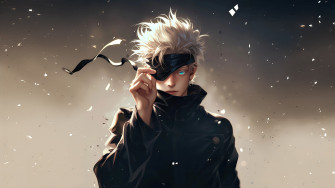 Gojo Satoru Wallpaper HD Anime 4k Image