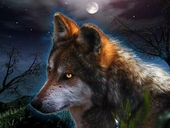 Extraordinary Fantasy Wallpaper Wolf Desktophive